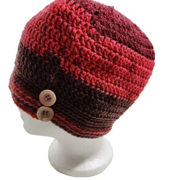 Hand Crafted | Accessories | Beret Tam Beanie Hat Shades Of  display picture 1